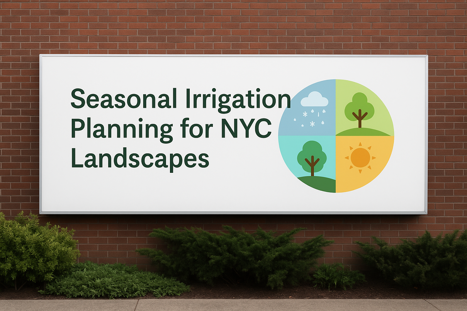 Seasonal Irrigation Planning for NYC Landscapes