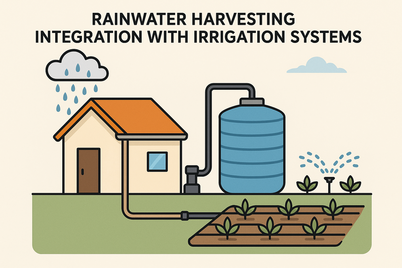 Rainwater Harvesting Integration with Irrigation Systems