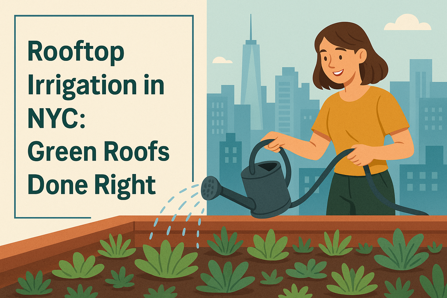 Rooftop Irrigation in NYC: Green Roofs Done Right